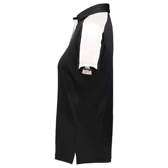 Augusta Sportswear - Women's Two-Tone Vital Polo - 5029 - Black & White - 2XL - Picture 4 of 6